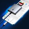 1x Aluminum Type C 2-in-1 Card Reader for SD & TF High Speed Data Transfer Rate