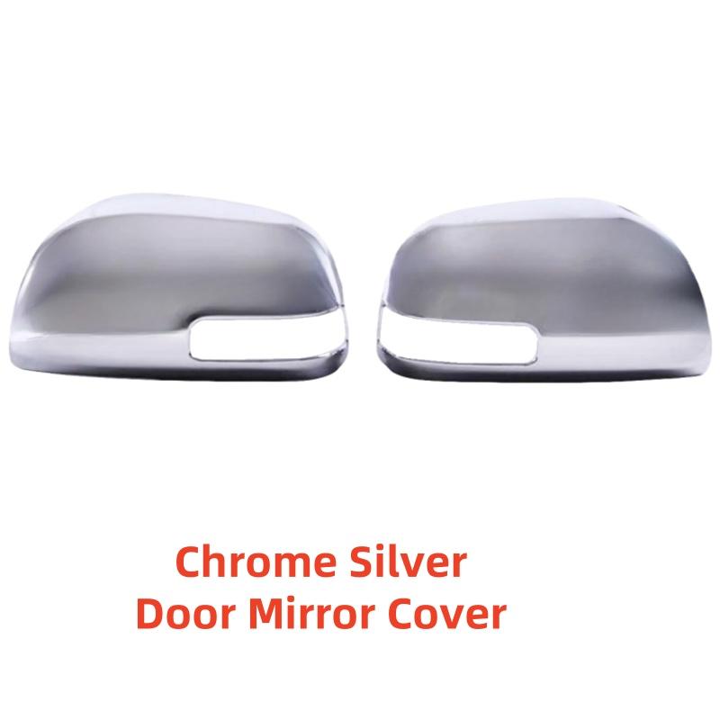 Biltillbehör Krom Bakre Spegel Tillbehör Kolfiber Dörrspegelkåpa Trim Klistra Stil För Toyota RAV4 Xa30 2005 2006 2009 2011 2012
