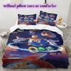 Hedgehog Sonic Printed Anime Duvet Cover,3pcs Cartoon Style Bedding Set,Cool Home Textile Comforter Cover for Room Decor_LIAN