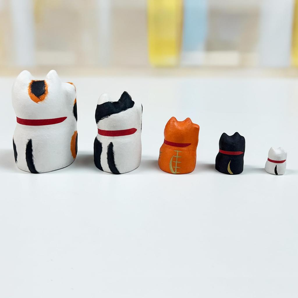 Matrioshka Patrón Ichino Maneki Neko Artículo de la Suerte Mejora la Suerte Aumenta la Riqueza Prosperidad Empresarial Buena Fortuna Trae Buena Suerte Protección Feng Shui