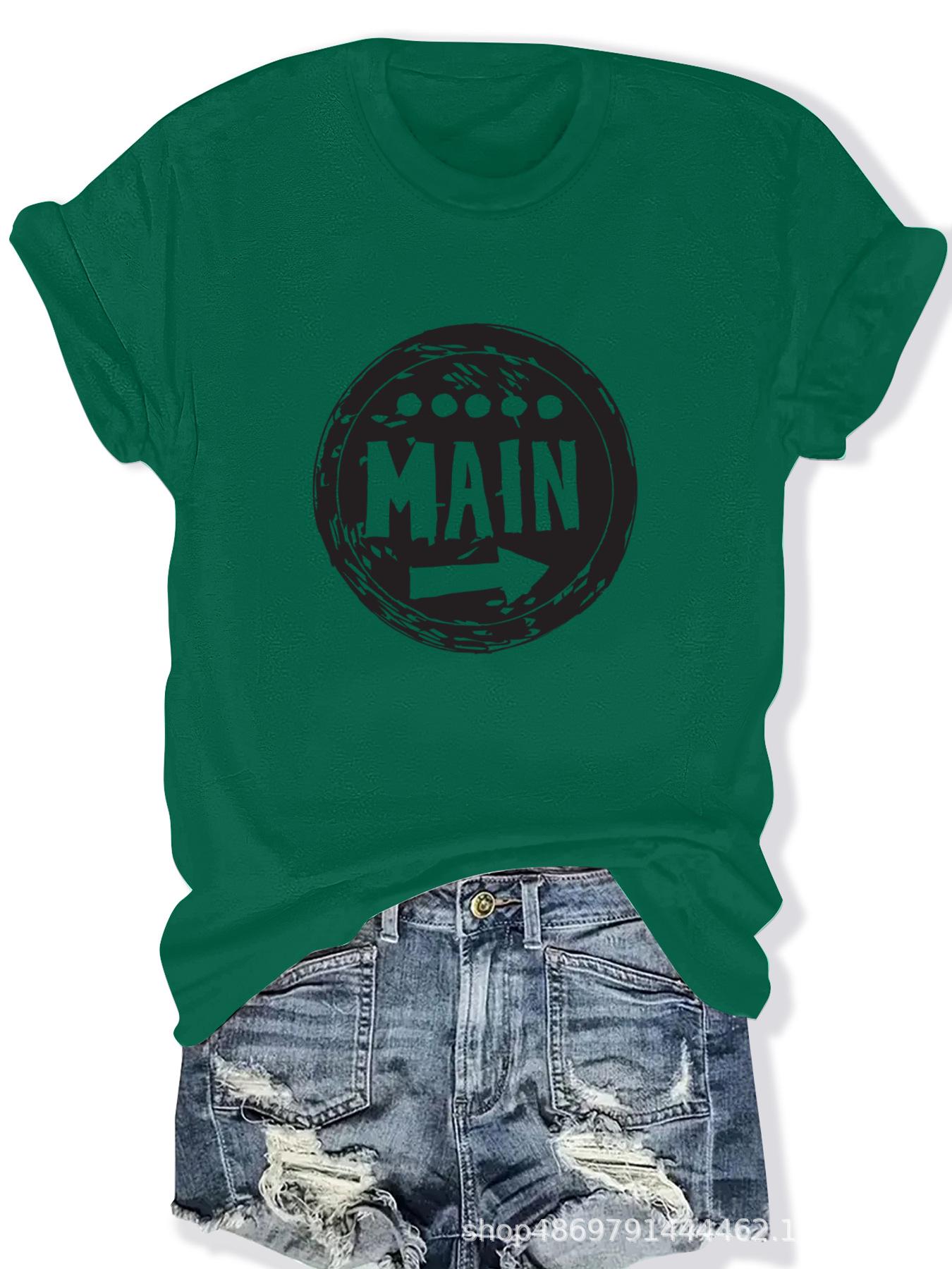 

International Fashion Women s Round Neck T-Shirt Large зелёный