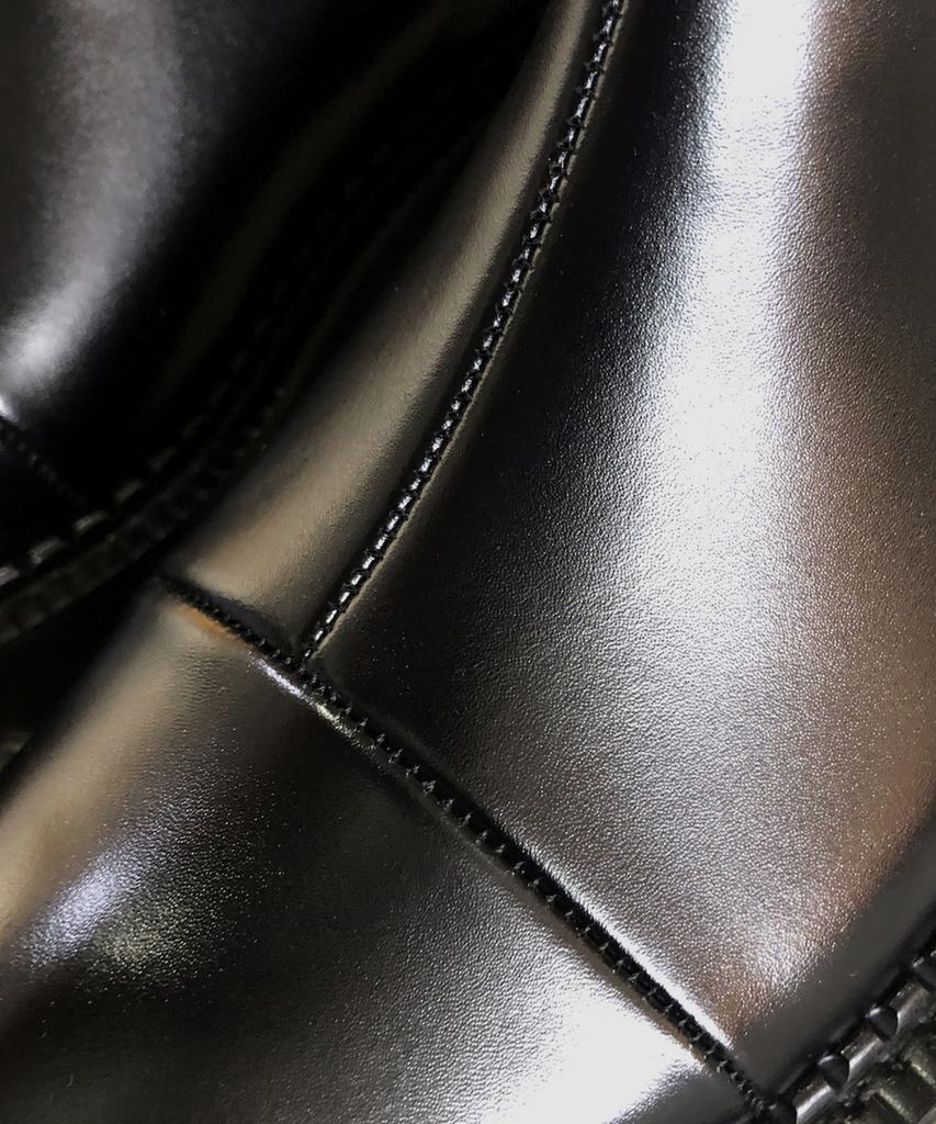 Joenshoe Bri-Fit Side Zipper Cut Worker Boots Black
