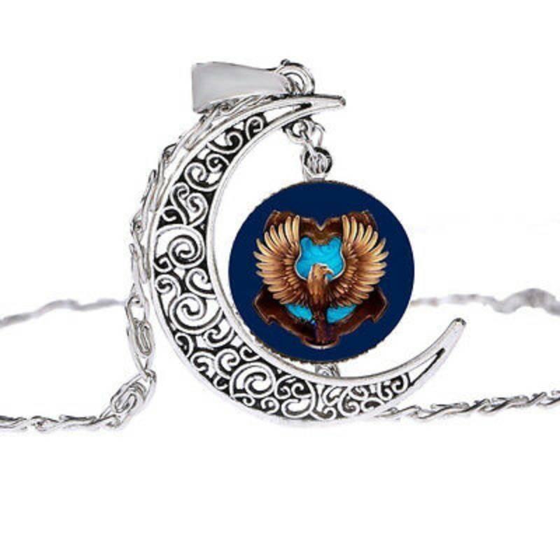 Harry Potter Retro Timeturner Necklace With Moonstone Pendant For Fans Special Characters Included