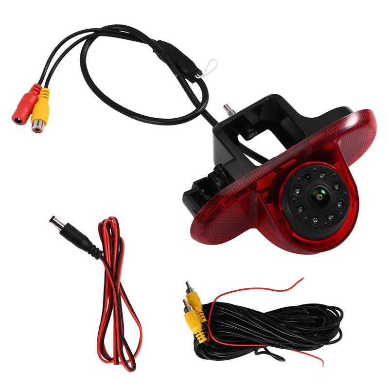 Rear View Reversing Image Camera High Brake Light For Fiat Renault Trafic Opel Vivaro Vauxhall Nissan Primastar