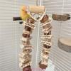 Holzklotz Vogelspielzeug Vogelkäfig Hängende Tannenzapfen Klotzspielzeug Vogelkäfigzubehör Wellensittiche Kauspielzeug Aras Pickspielzeug
