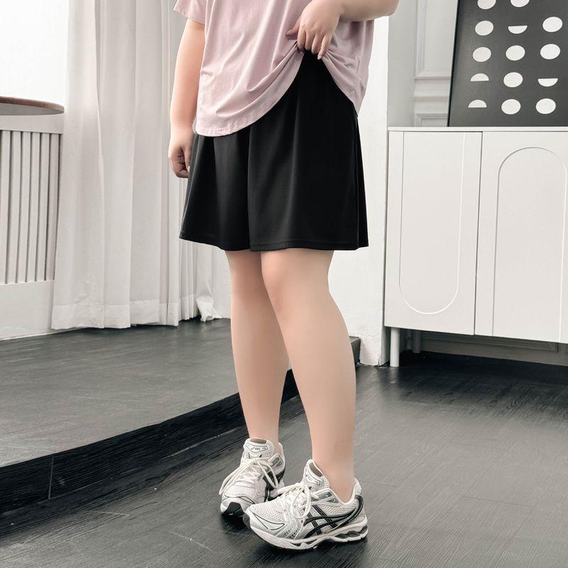 

Limited Edition Plus Size Women s Clothing [Cold Cover Cool Feeling T] Summer Plus Size Ladies Running Fitness Short Sleeve Slit Sports Yoga T-shirt