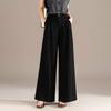 RAIN.CUN Women's High-Waisted Wide-Leg Casual Pants