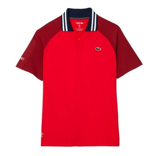 Lacoste Mens Daniil Medvedev Slim Tennis Polo Shirt