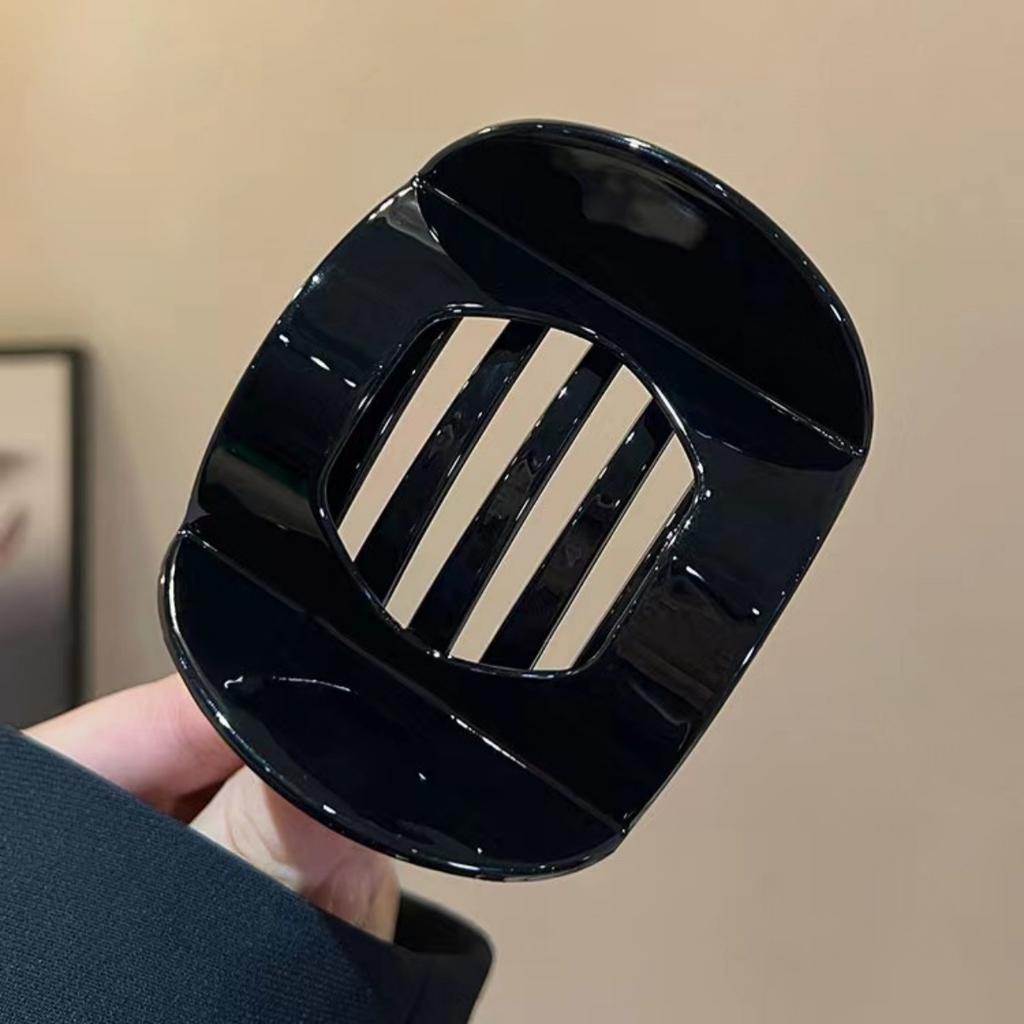 Neue koreanische Essigsäure Haarspange Haaraccessoires Elegante Damen Leopardenmuster Löffelspange Tiefer Pferdeschwanz Federhaarspange 1 Stück