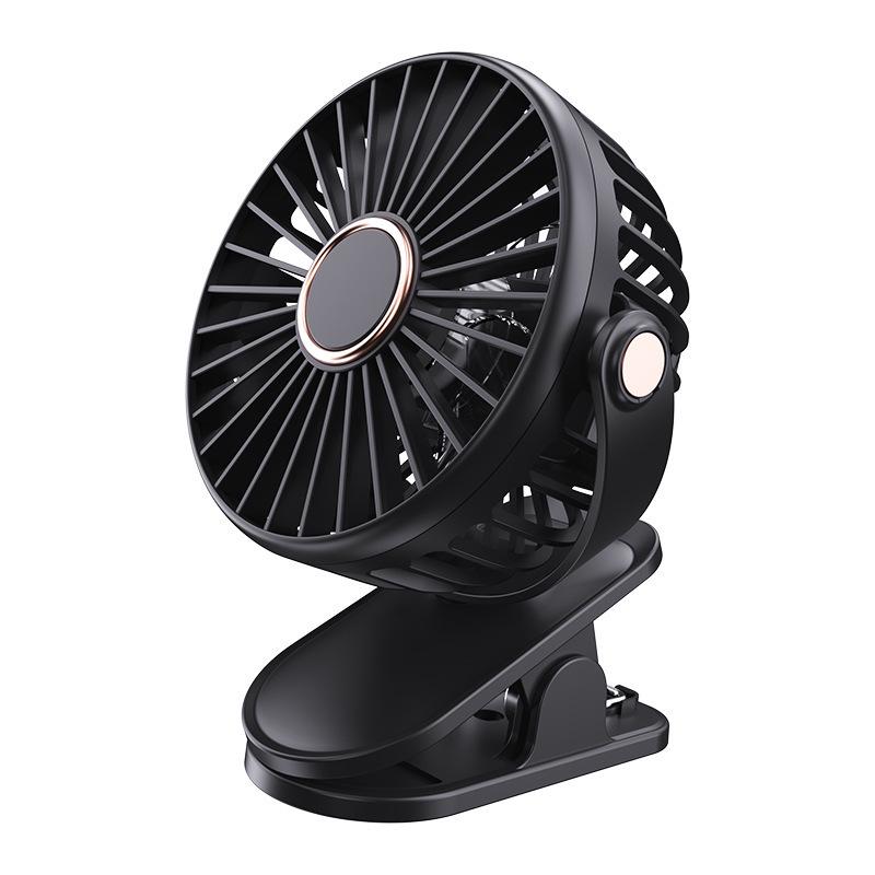 New 2025 High-Power Clip-On Mini Desk Fan for Student Dorms with Logo Printing