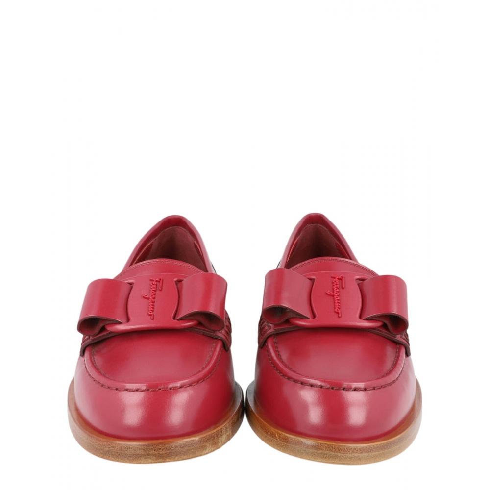 Salvatore Ferragamo Vivaldo Leather Loafer Melagrana