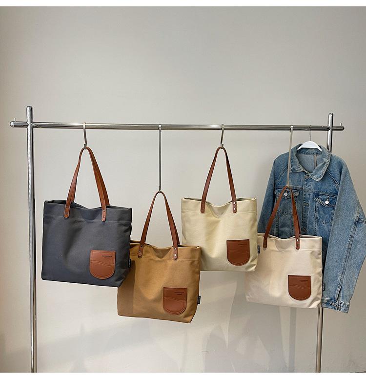 Canvas Women's Tote - Large Capacity, Versatile Casual Shoulder Handbag