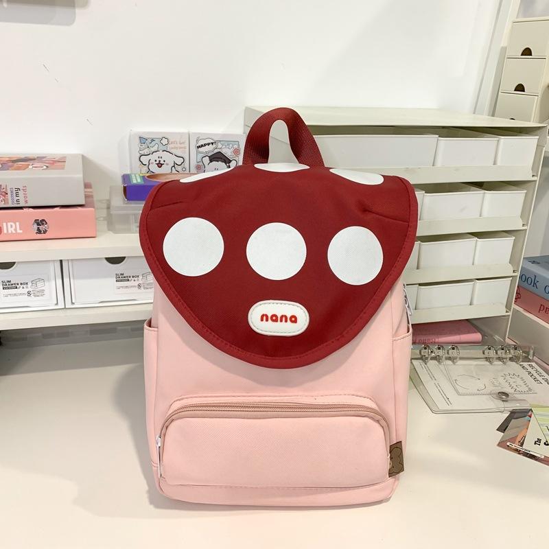 Cute Dopamine Girls' Schoolbags College Students' Travel Bags New Japanese Backpacks and Backpacks.