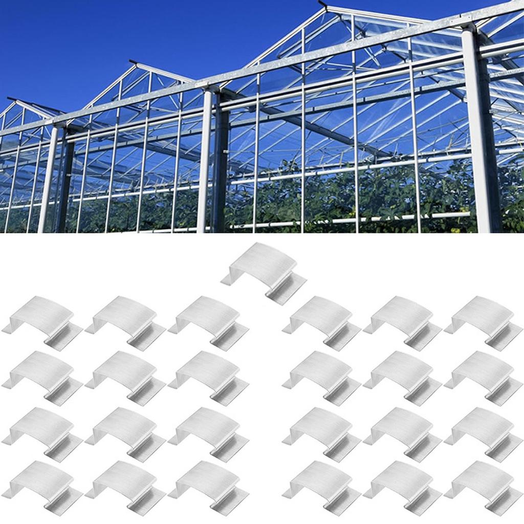 Stainless Steel Greenhouse Glass Clips Glazing Repairs ,resistant Spring Clips ,proof Sturdy Garden Clips Maintenance