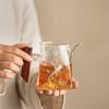 Premium Heat-Resistant Glass Gongfu Tea Pitcher with Side Handle and Koi Fish Strainer, Tea Brewing Set, Tea Ceremony Accessory