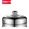 Debo Edelstahl doppelwandiger Dampfgarer und Suppentopf