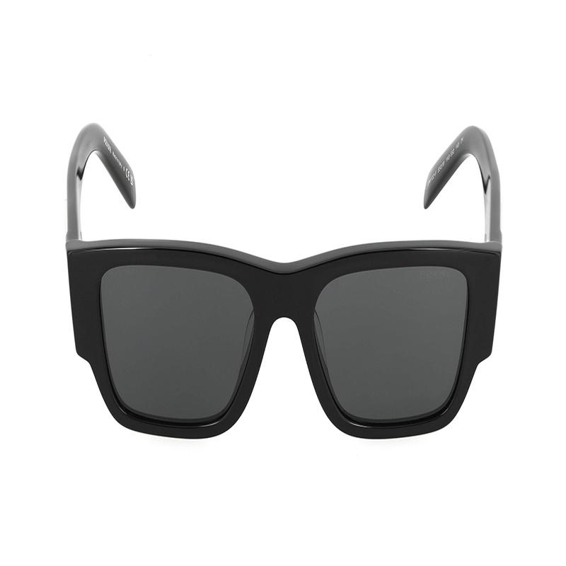 Prada [Available Prescriptions] Casual, Comfortable and Simple, Square Sunglasses, Same Style for Men and Women Black 54 In Original Box and Bag
