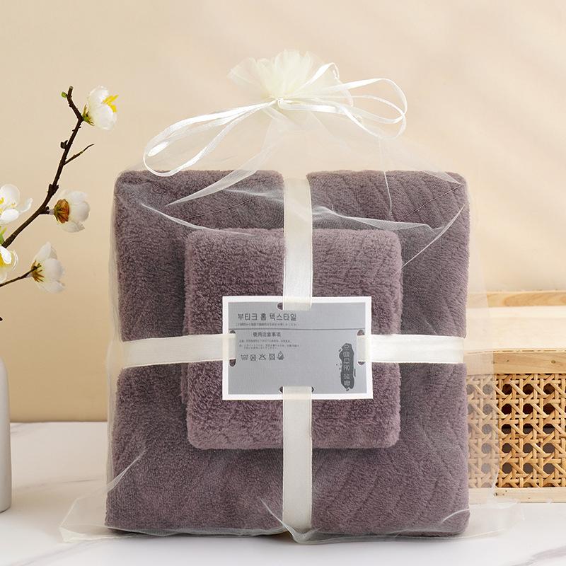 Koralowy aksamitny zestaw ręczników ręcznik kąpielowy gospodarstwa domowego duży rozmiar pochłaniający wodę szybkoschnący ręcznik plażowy do pływania akcesoria łazienkowe