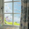 Summer Sunshine Catcher Static Cling Removable Window Film Rainbow Glass Sticker DIY Decorative Window Cling for Home Office