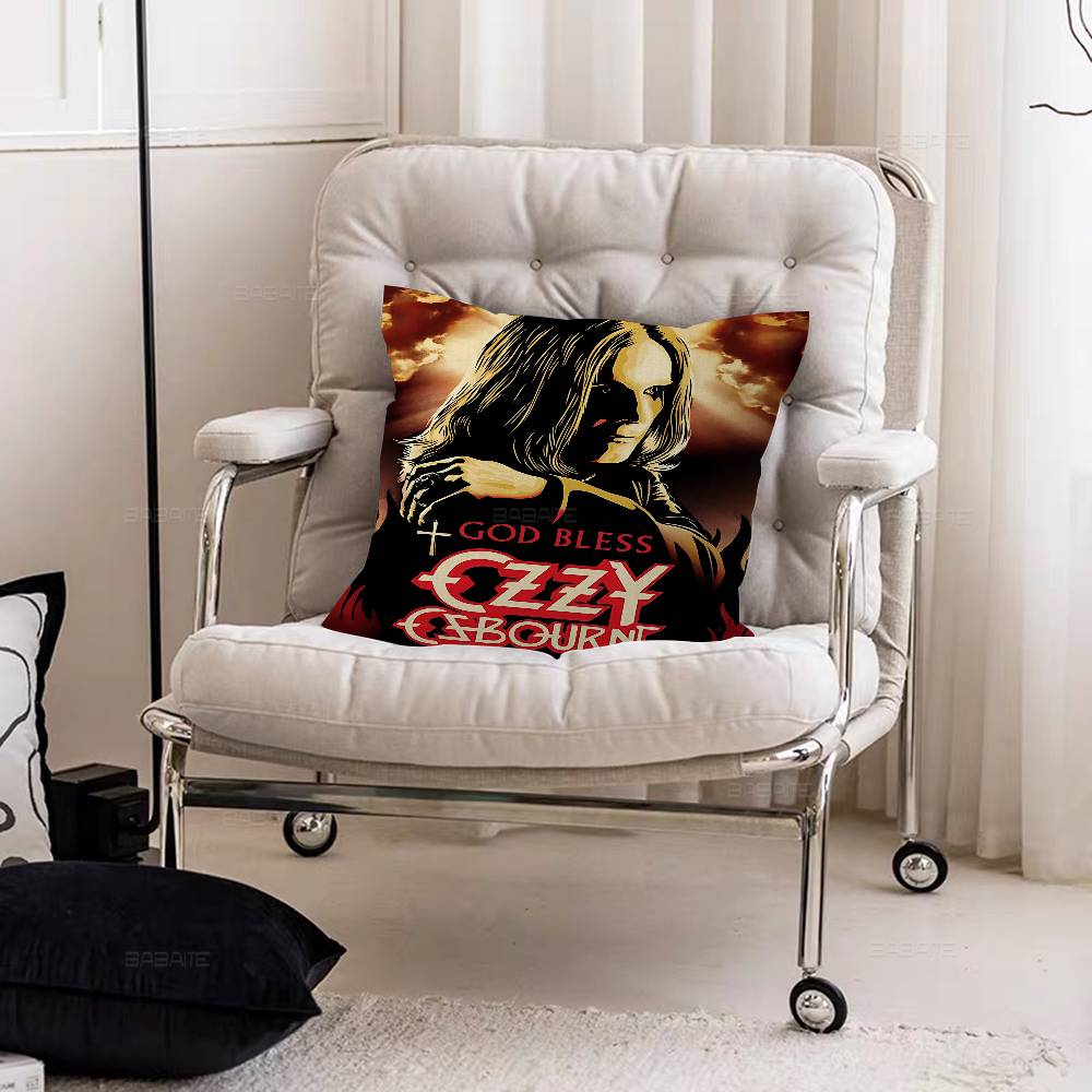 Rock O-Ozzy Osbourne Povlaky na polštáře Domácí povlečení Dekorativní povlak na polštář Svatba Super měkký povlak na polštář