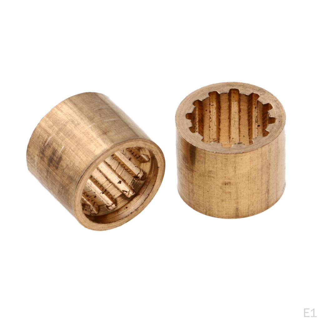10-Pack Brass Billiard / Tips, Accessories
