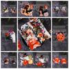 100PCS Self-adhesive Halloween Plastic Candy Pouch Pumpkin Halloween Biscuit Gift Bag   Party