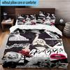 3PCS pop Lady music 3pcs Bedding,Including 3PCS Duvet Cover And 2pcs Pillowcases Perfect for Christmas,Ideal for Bedroom, Dormitory