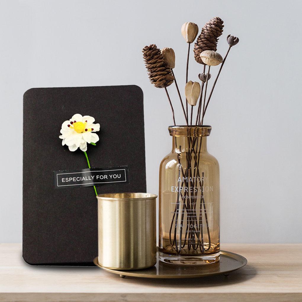 Vintage DIY Note Blank Gift Mini Kraft Paper Greeting Card Craft Message Card