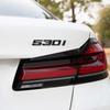 Car 3D HH22 ABS Trunk Letters Logo Badge Emblem Decal Sticker For BMW 5 series 520i 525i 528i 530i 535i 540i E39 E60 E61 F10 F11 G30