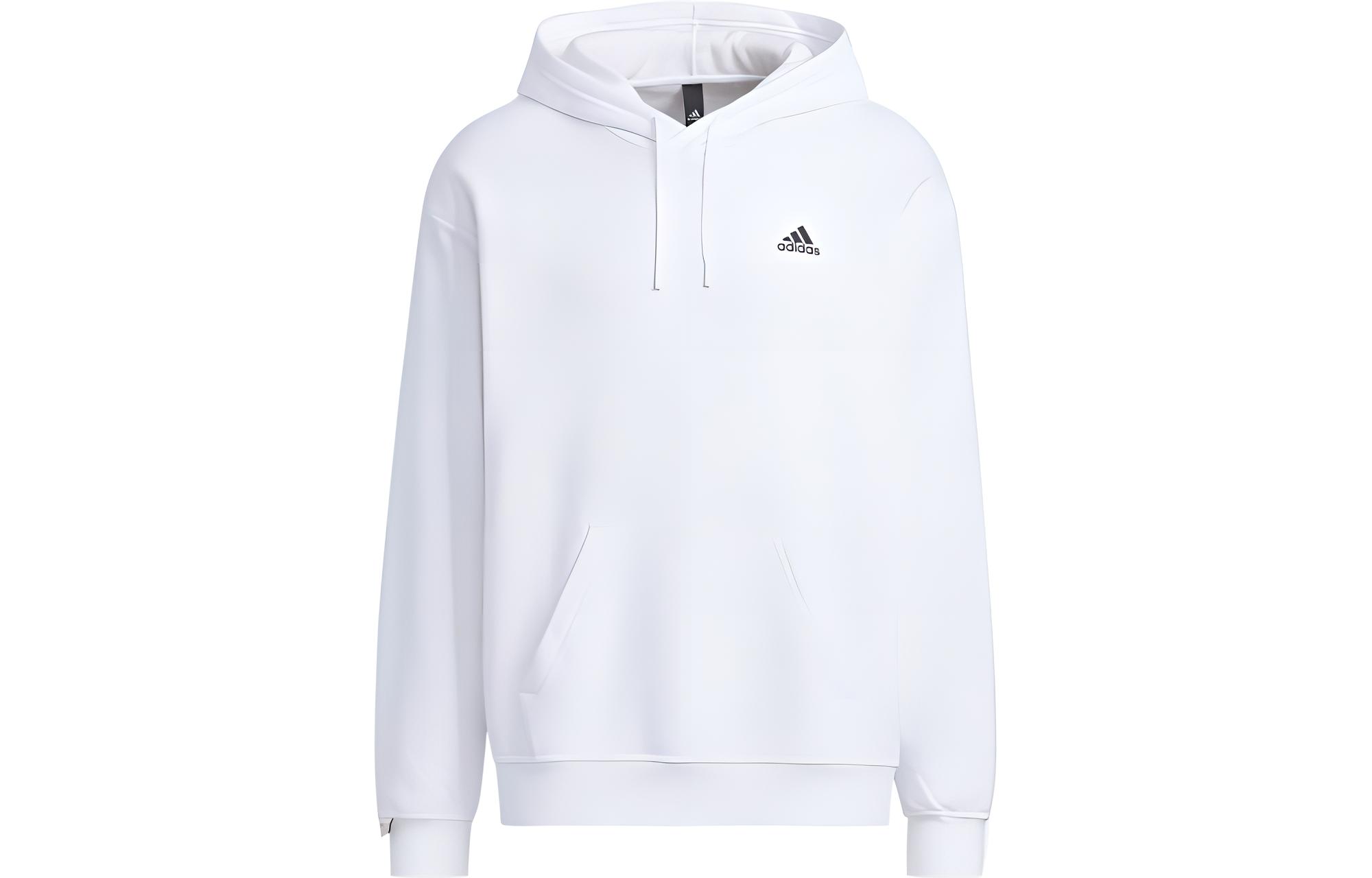 Adidas LABEL Толстовки Унисекс Белые С капюшоном Утепленные Обычные IB2710 S