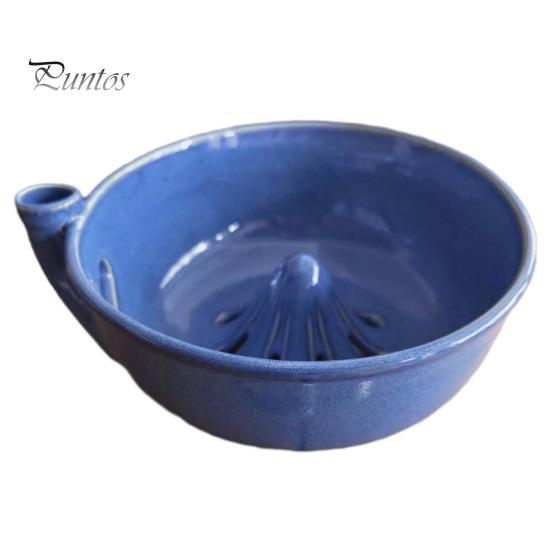 Ceramic Berry Holder with Drainage Self Spinning Washing Bowl, 360 Degree Vortex Cleaning And Flower Shaped Fruit Rinse Bowl Drain Spinner, Vegetable