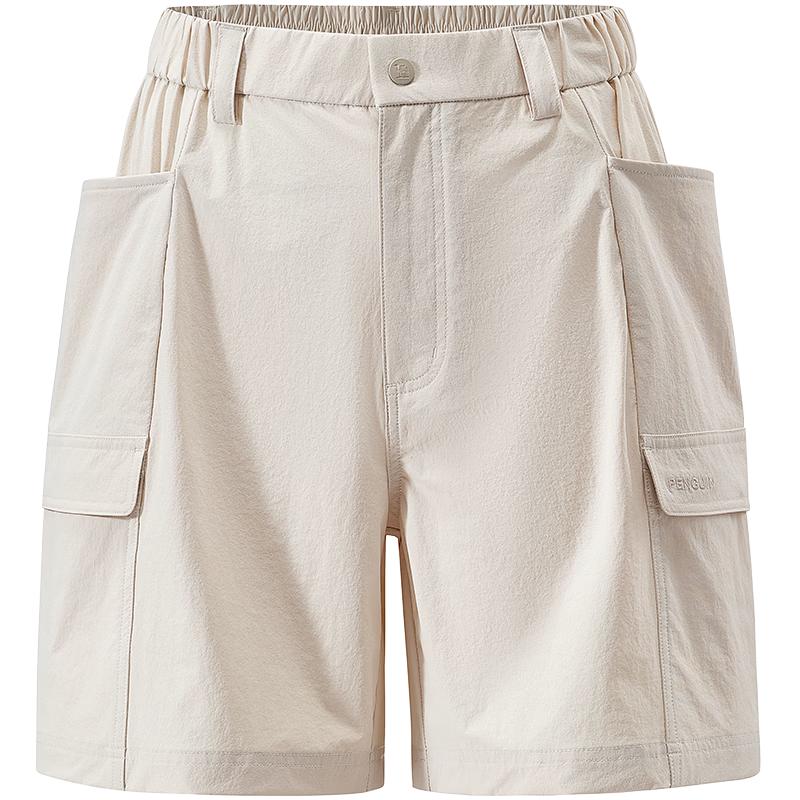 Penguin Camel Women s Quick-Dry Cargo Shorts M
