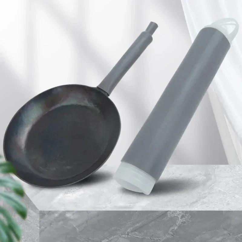 Anti-Scalding Rubber Frying Pan Handle Protector Pot Handle Heat Resistant Cover Handle Holder Sleeve Pan Handle Sleeve