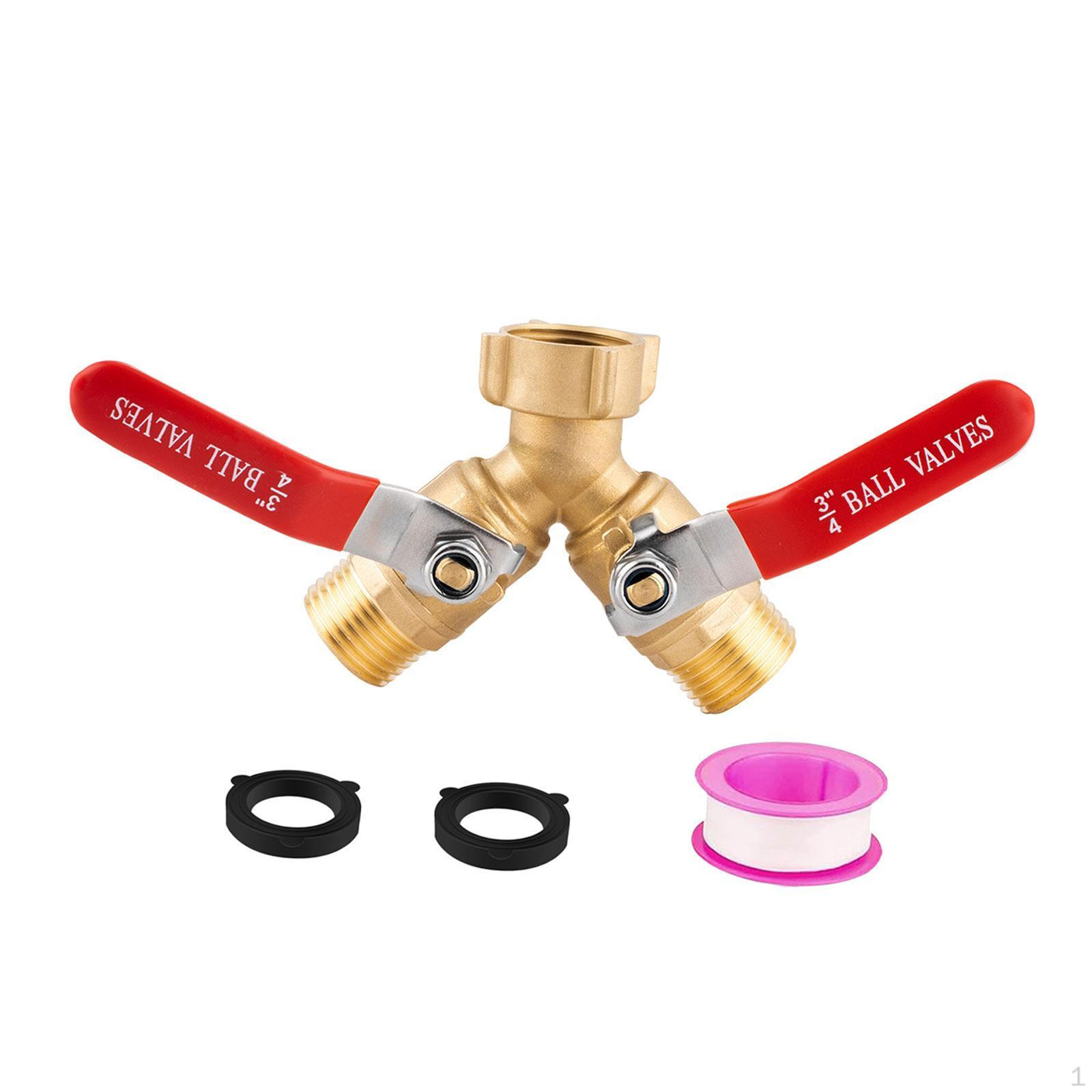 

Brass Garden Hose Y Splitter, Outdoor Splitter Connector,