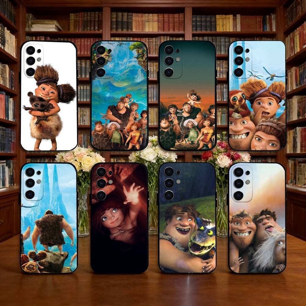 L-Lovely crazy cartoon cavemen Phone Case For Samsung S25,S24,S21,S22,S23,S30,Ultra,S20,Plus,Fe,Soft Silicone Black Cover