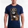 European Mink Watercolor Fieb Tshirt Summer Casual Cotton Tee Oversized Streetwear Tops Vintage Graphic Print 100 Cotton