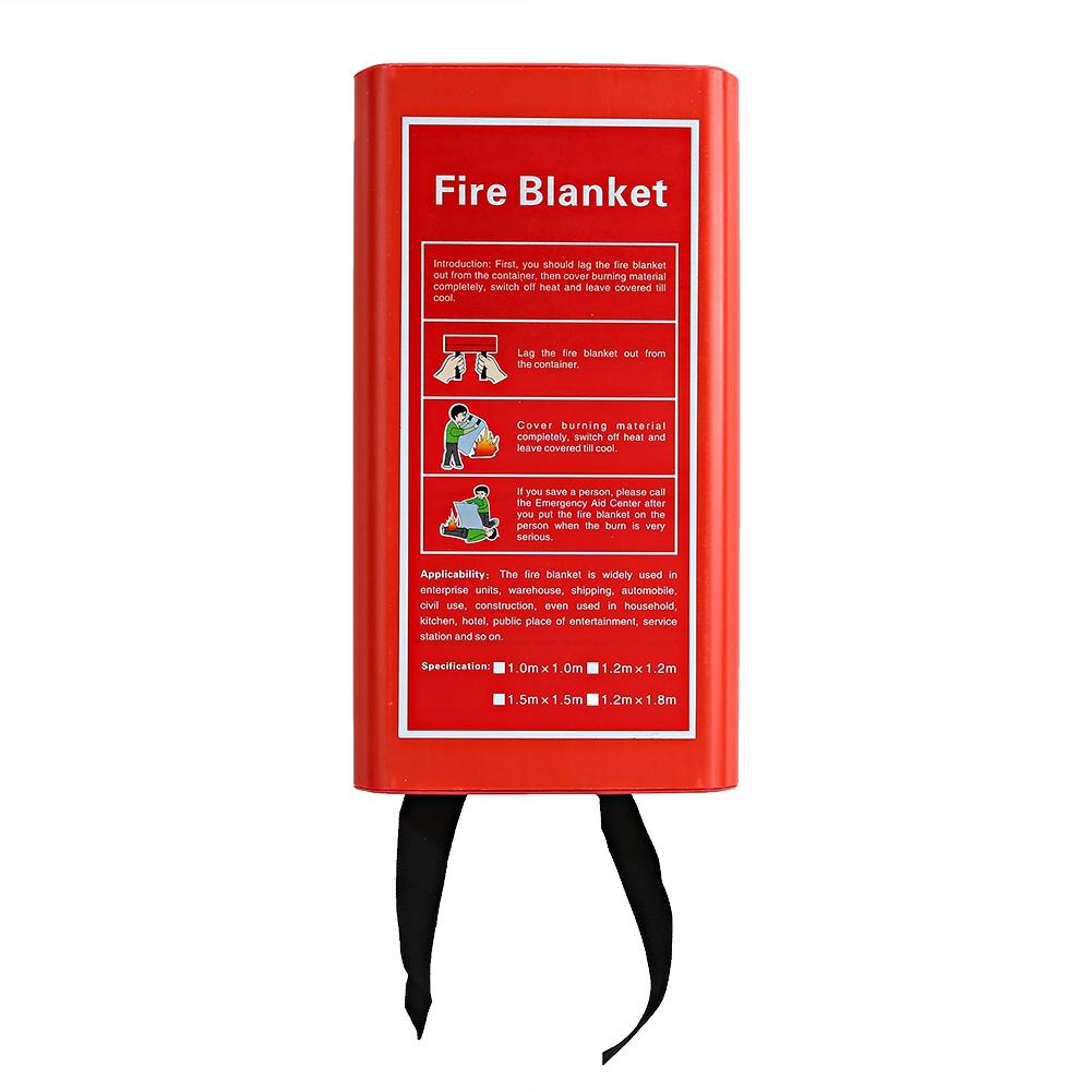 Fire Blanket Emergency Flame Retardent Shelter Safety Cover for Kitchen Fireplace