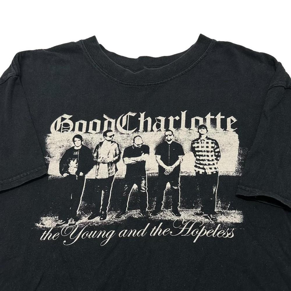 Vtg Good Charlotte Band Tour Heavy Cotton Black Full Size Unisex Shirt Unisex T-Shirt L