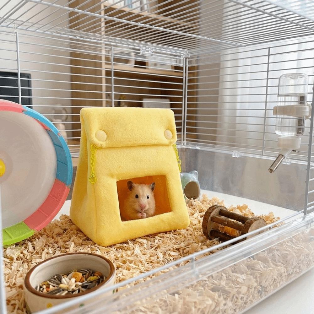 Windproof Bread Bag Hamster Nest Thickened Small Pet Sleeping Bag Cage Accessories