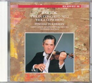 

CD ZUKERMAN (PINCUS), BARTOK, SLATKIN - Bartok: Violin Concerto No. 2, 3rd BVCC9376 BMG Japan Classical Used