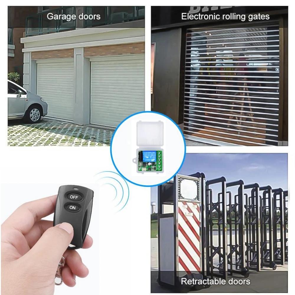 433Mhz Wireless Remote Control Switch DC 12V 1CH relay Receiver Module LED Lamp Controller Transmitter DIY 433Mhz Remote Control