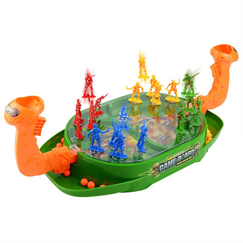 Toys, Launch Catapult Marbles, Parent-Child Interactive Snowman Battle Double Game, Children'S Toys