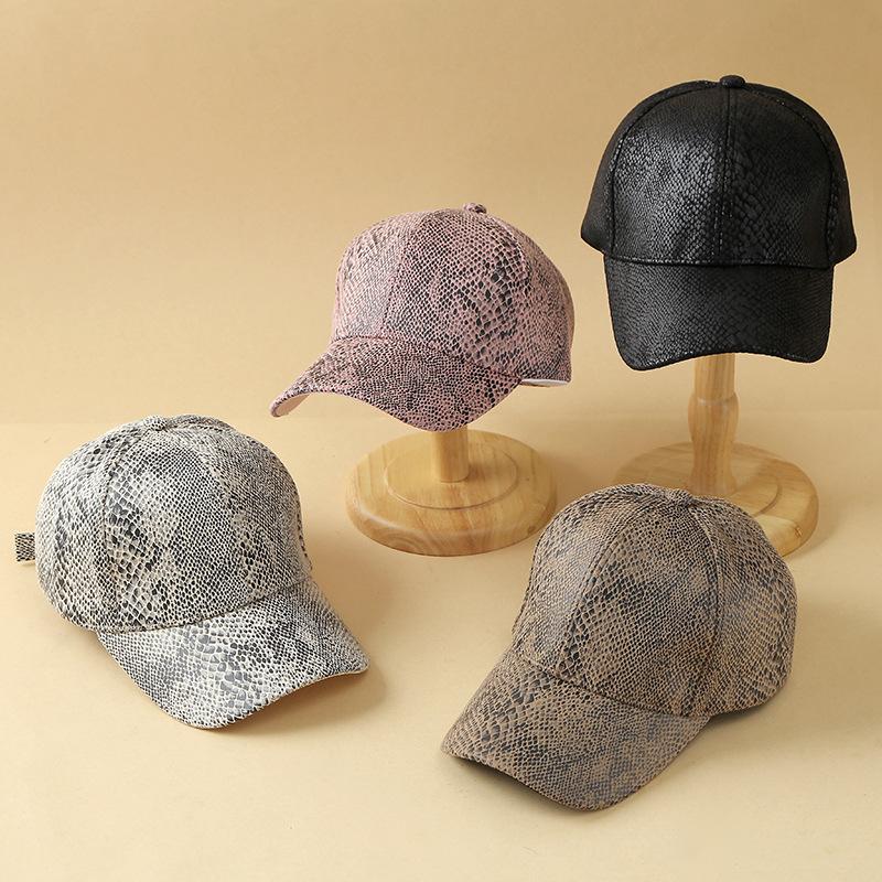 Snake Pattern Baseball Cap European and American Fashion Sports Casual Sun Protection Hat