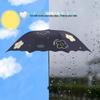 Paradise Black Glue UV Folding Sun & Rain Umbrella