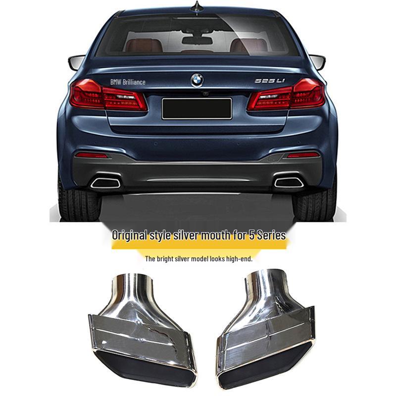 Stainless Steel Exhaust Tip for 2018-2023 BMW 5 Series 525i/530i & 6 Series GT