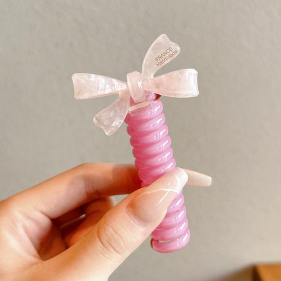 4Pcs Women Hair Ropes Butterflies Faux Braided Hair Elastic Straps Decor Hair Ties Hair Accessories