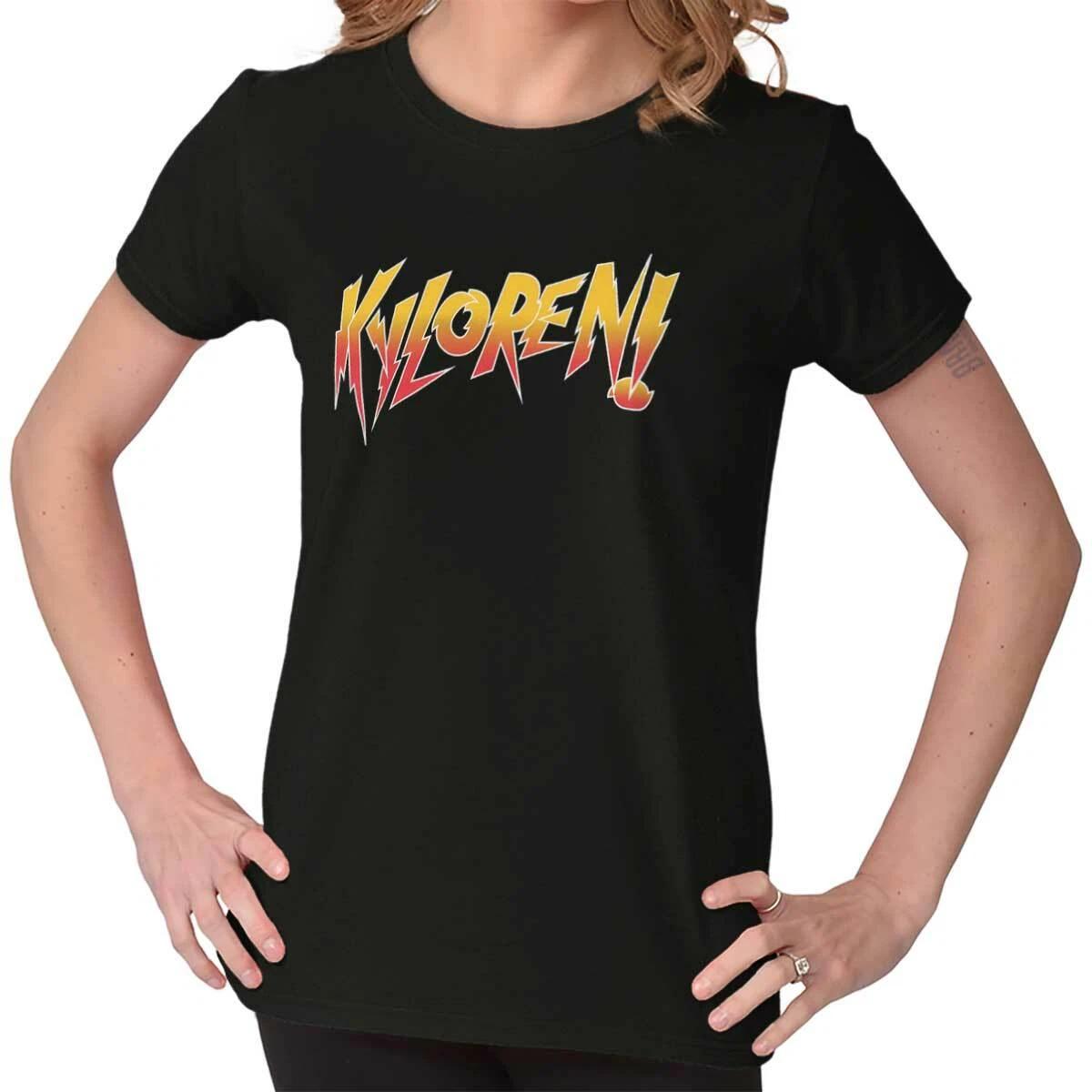 Space War Movie Character Lightning Logo Womens Top Junior Graphic Tee S