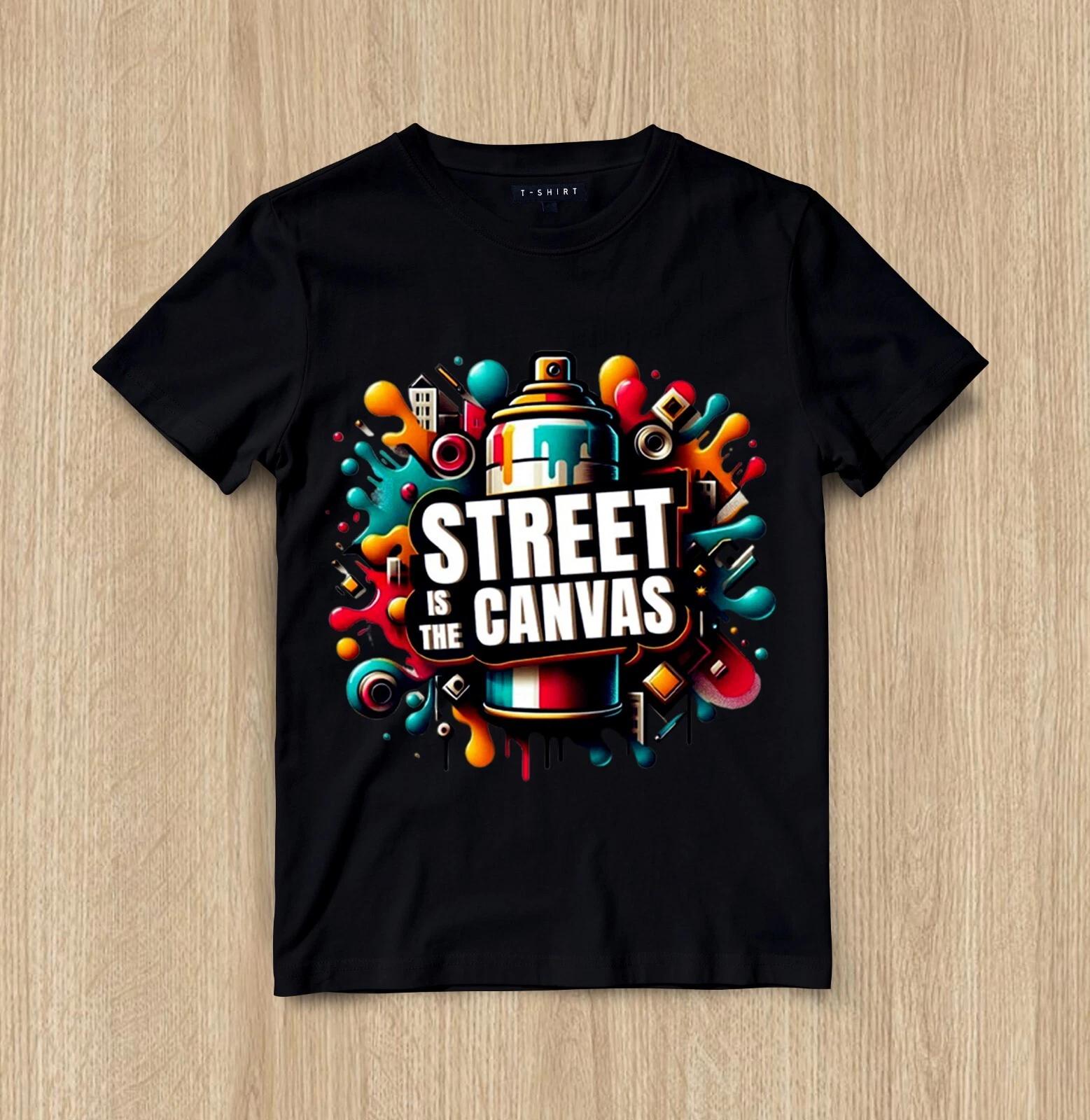 Custom Urban Street Art Vibes T-shirt Design Unisex Jersey Short Sleeve Tee S