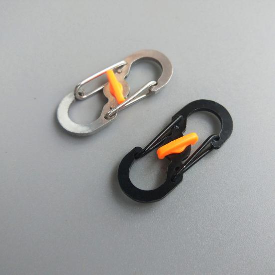 8-Shaped Outdoor Hook Buckle Snap Clip Mount Climbing Carabiner Chain Key Chain