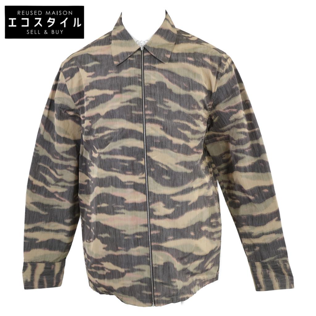 Jil Sander Nylon Twill Zip Shirt Jacket Blouson Jacket 48 CamouflageUsed